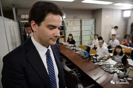 Mark Karpeles经营着Mt. Gox,直到2014年比特币交易所崩盘 拍摄:AKIO KON/彭博社